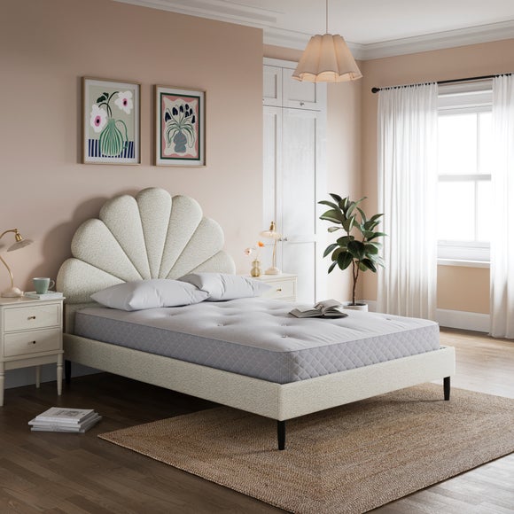 Boucle Petal Bed Frame
