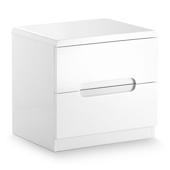Manhattan 2 Drawer Bedside Table