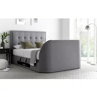 Novo Falcini TV Ottoman Bed Frame, King Size, Pendle Slate