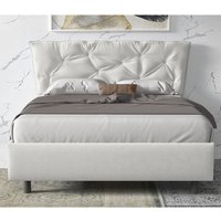 Berkeley Fabric King Size Bed In Ice