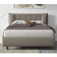 Hugo Fabric Small Double Bed In Dove