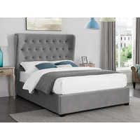 ASC Belmont Grey Fabric Ottoman Bed Frame - 5ft King Size
