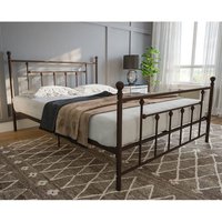 Manalo Metal King Size Bed In Bronze