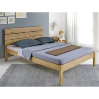 Seconique Ronan Waxed Pine Wooden Bed Frame - 4ft6 Double