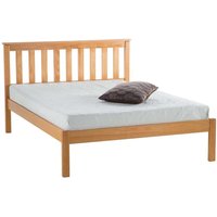 Danvers Wooden Small Double Bed In Antique Pine