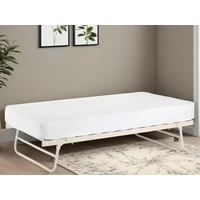 Julian Bowen Versailles Ivory Trundle Under Bed Frame - 3ft Single