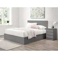 Birlea Oslo Grey Wooden Ottoman Bed Frame - 5ft King Size