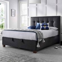 Fairfax Fabric Ottoman Storage Super King Size Bed In Pendle Slate