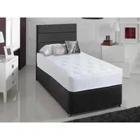 Deluxe Evesham Medium Extra Long Divan Bed - Extra Long Double 4ft6 x 6ft9