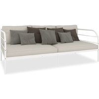 Christoval Metal Daybed Without Mattress In White