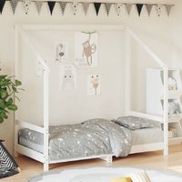 Ringgold 80x160cm Wooden Children Bed In White