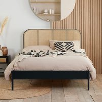 Marot Wooden King Size Bed In Black