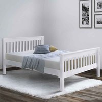 Dearborn Wooden King Size Bed In White
