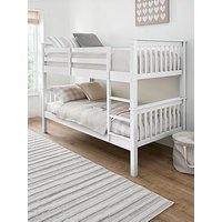 Very Home Novara Bunk Bed With Mattress Options (Buy &Amp; Save!) - White - Fsc&Reg; Certified - Bunk Bed Frame Only
