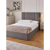 Very Home Beaumont Bed Frame With Mattress Options (Buy &Amp; Save!) - Grey - Bed Frame With Memory Mattress