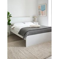 Very Home Camberley Bed Frame With Mattress Options (Buy &Amp; Save!) - White - Bed Frame Only