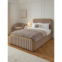 Very Home Muse Lift Up Storage Bed Frame With Mattress Options (Buy &Amp; Save!) - Natural/Gold - Fsc&Reg; Certified - Bed Frame With Memory Mattress