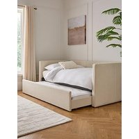 Very Home Floren Boucle Day Bed With Low Level Trundle And Mattress Options (Buy &Amp; Save!) - Fsc&Reg; Certified - Bed Frame Only