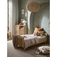 Mamas & Papas Oska Narrow Set (Cotbed, Narrow Dresser) - Natural Oak
