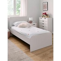 Very Home Aspen Bed With Mattress Options (Buy &Amp; Save) - White Oak Effect - Bed Frame Only