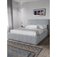 Very Home Langley Fabric Bed Frame With Mattress Options (Buy &Amp; Save!) - Grey - Bed Frame Only