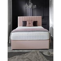 Shire Beds Liberty 1000 Pocket Memory Mattress And Upholstered Divan Base Bed Set (Headboard Sold Separately) - Fsc&Reg; Certified