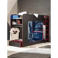 Julian Bowen Impact Gaming Bunk Bed - Black/Red