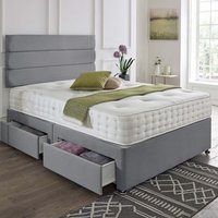 Dublin Headboard Divan Set - Choice of Mattress & Optional Storage