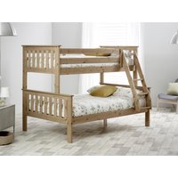 Bedmaster Carra Triple Sleeper Small Double Pine Bunk Bed