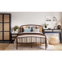 LPD Halston Metal Bed Frame, King Size, Black