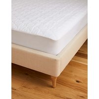 Sleep Solutions Quilted Waterproof Extra Deep Mattress Protector White