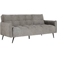 Hartford Fabric Sofa Bed With Black Legs In Dark Grey
