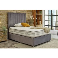 Tuft & Springs� Magnificence 1000 Mattress + Premium Divan Bed, Cream, 2 Drawer, Single