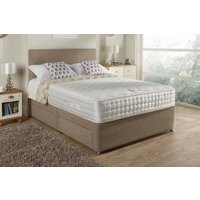 Relyon Chelsea 1500 Mattress + Premium Divan Bed, Mink, End Ottoman, Single