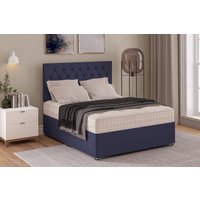 Hypnos Cotton Comfort Mattress + Premium Divan Bed, Cream, 2 Drawer, Small Double