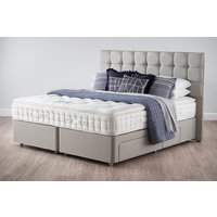 Hypnos Pillow Top Stellar Superior Mattress + Premium Divan Bed, Cream, 2 Drawer, Small Double