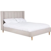 Allegro Fabric King Size Bed In Cashmere
