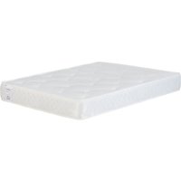 Akron Fabric Double Mattress In Ivory