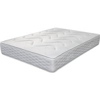 Eastlake Fabric Pocket Sprung Double Mattress In White