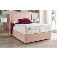 Relyon Sophia 3000 Pillow Top Mattress + Premium Divan Bed, Cream, 2 Drawer, Single