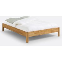 Zulda Solid Oak Bed Frame with Bed Base