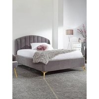 Gfw Pettine End Lift Up Ottoman Storage Bed With Sleepycastle Mattress Options (Buy &Amp; Save!) - Grey - Bed Frame Only