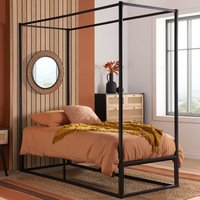 Friant Metal Single Bed In Black