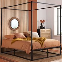 Friant Metal Double Bed In Black