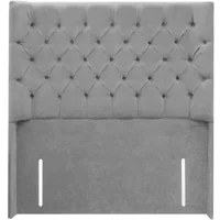 ASC Alexis Grand Lux Fabric Floor Standing Headboard - 4ft6 Double